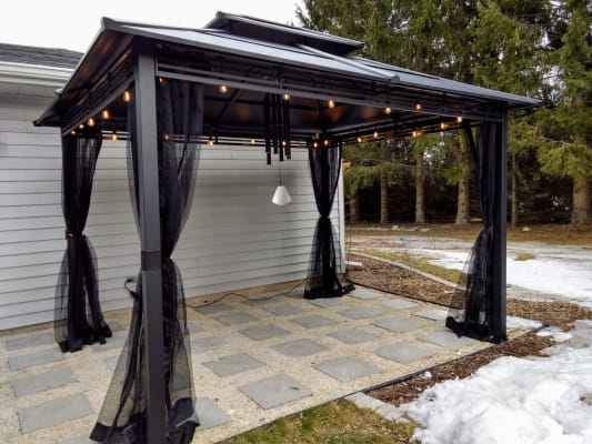 Lakewood Hard Top Gazebo 10 X 12 Big Lots