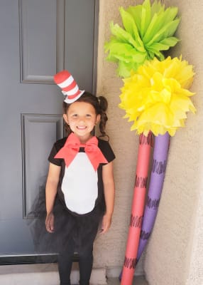 Cat In The Hat Headband 2 1 4in X 4in Dr Seuss Party City