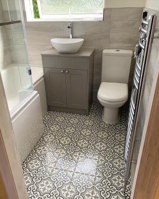 Wickes Melia Sage Patterned Ceramic Wall Floor Tile 200 X 200mm Wickes Co Uk