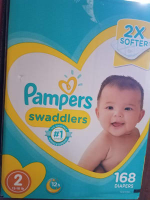 pampers swaddlers newborn 162 ct