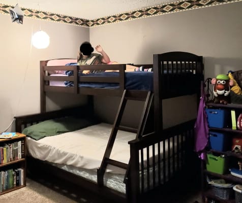 simmons riley twin over full bunk bed