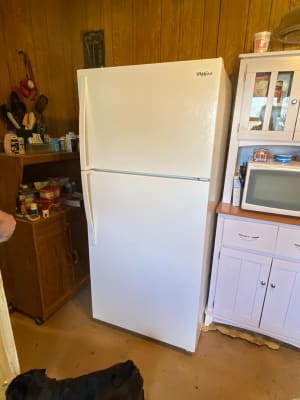 Wrt314tfdw Whirlpool 28 14 3 Cu Ft Top Mount Refrigerator White
