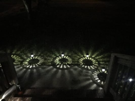 Wilson Fisher Black Rim 3x Led Solar 10 Piece Pathway Light Set Big Lots