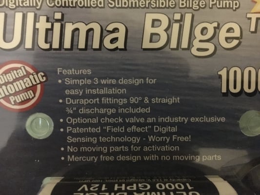 Johnson Pump Automatic Bilge Pump West Marine