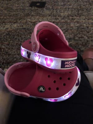 crocs led mickey