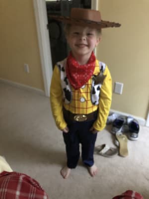 toy story woody costume 2t
