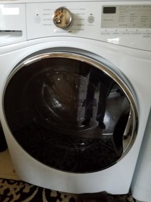 Wfw85hefc Whirlpool 27 4 5 Cu Ft Front Load Washer Tumblefresh Chrome Shadow