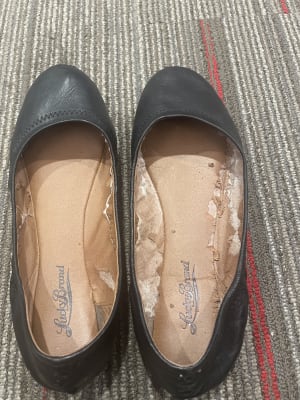 EMMIE BALLET LEATHER FLATS Lucky Brand