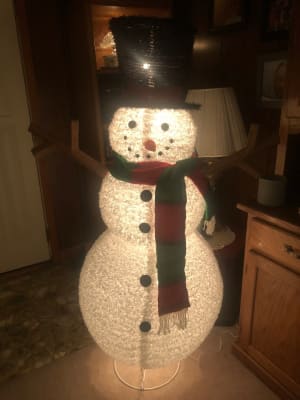 Winter Wonder Lane Light Up Pop Up Snowman 5 Big Lots