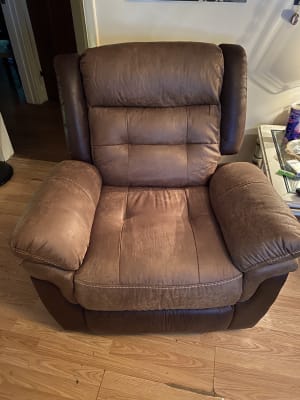 Mesa Brown Glider Recliner Big Lots