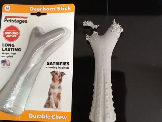Petstages deerhorn dog chew toy sales