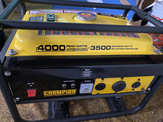 Champion Power Equipment 46596 4000 Watt Portable Generator Amazon Ca Patio Lawn Garden