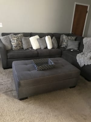 Pasadena Gray Living Room Sectional Big Lots