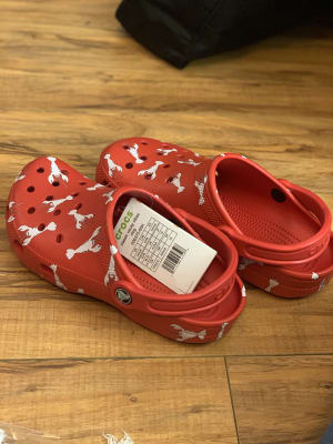 lobster print crocs