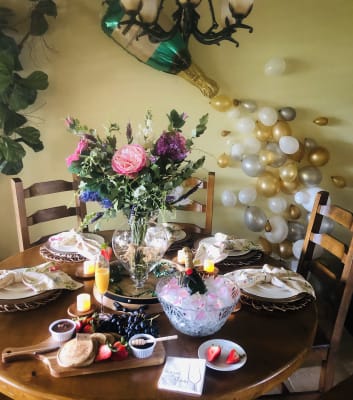 Air Filled Champagne Bottle Balloon Kit Party City