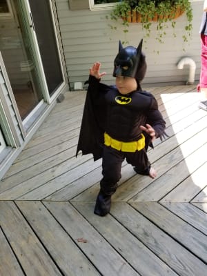 Boys Batman Muscle Costume Party City