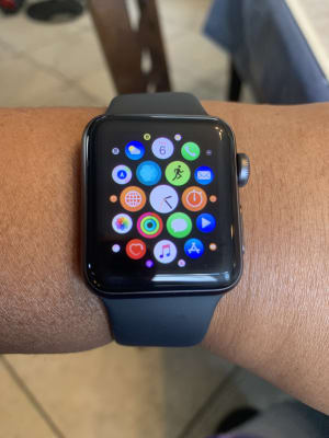 Fingerhut Apple Watch Series 3 With 42mm Space Gray Aluminum Case And Black Sport Band