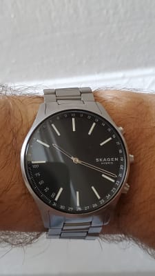 skagen connected men's holst titanium hybrid smartwatch