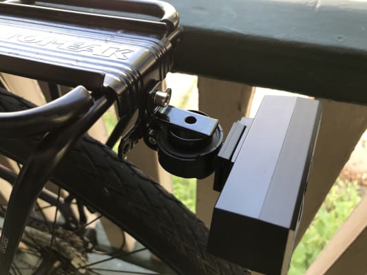 bike rack light mount