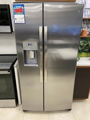 Gse25gshss Ge 36 25 4 Cu Ft Side By Side Refrigerator Stainless Steel