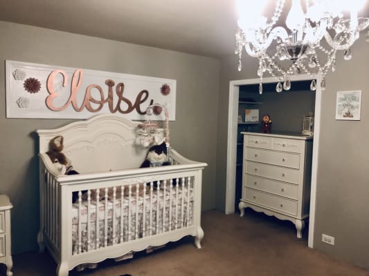 evolur aurora crib frost white