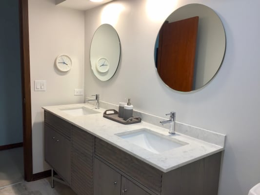 Adrian Bathroom Vanity Cabinets With Top Modern Bathroom