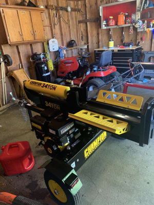 34 Ton Log Splitter Champion Power Equipment