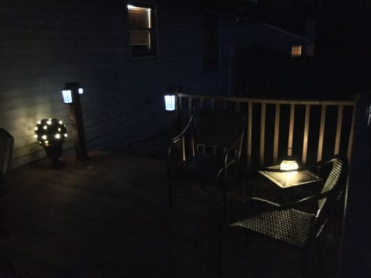 Wilson Fisher Led Solar 2 Piece Deck Light Set Big Lots