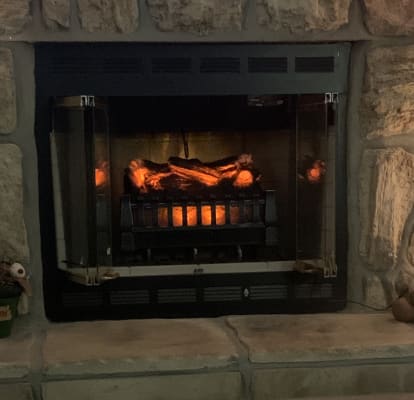 Krish Wall Mounted Electric Fireplace