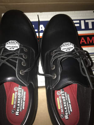 skechers for work men's 77041 plain shoe