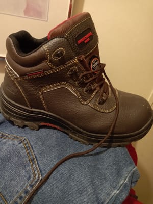 skechers work relaxed fit burgin sosder men's composite toe boot