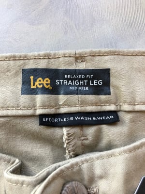 lee effortless wash and wear pants