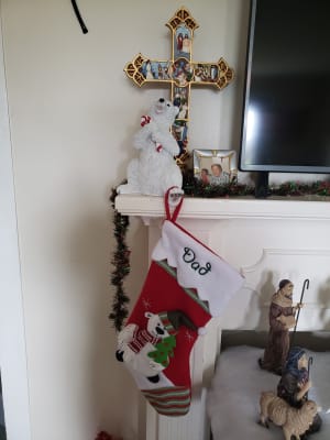 mama bear christmas stocking
