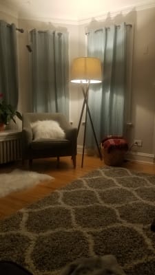 walnut wood tripod austin floor lamp base