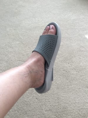crocs literide on feet