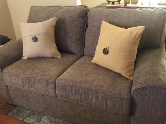Lane Home Solutions Redding Gray Loveseat Big Lots