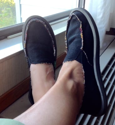 sanuk donna hemp black