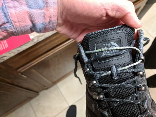 north face hedgehog laces