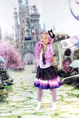 Girls Kitty Cheshire Costume Ever After High Party City
