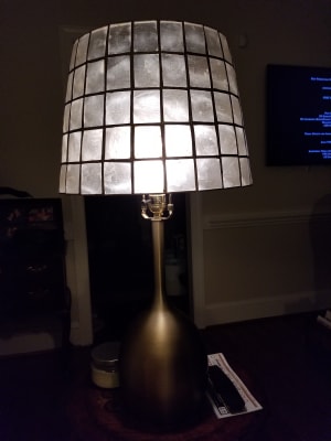 capiz shell table lamp shades