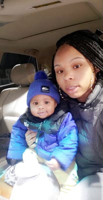 the north face infant baby box logo pom beanie