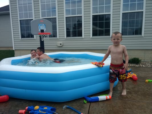 summer waves inflatable pool