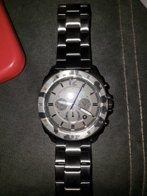 privateer sport chronograph smoke stainless steel watch