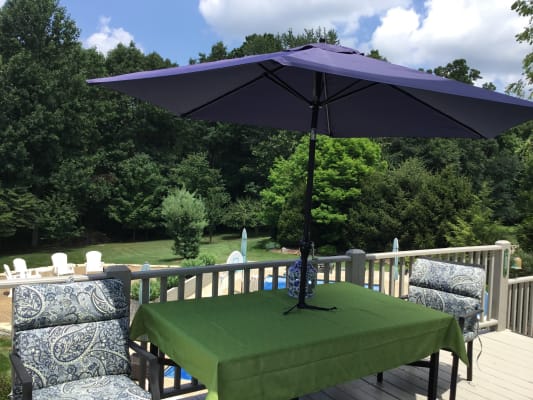 Wilson Fisher Navy Blue Market Patio Umbrella 9 Big Lots