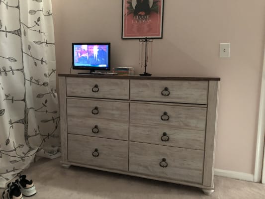 Signature Design By Ashley Willowton Whitewash Dresser Big Lots