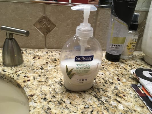 softsoap hand soap aloe vera