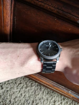 Fossil Smoke Stainless Steel Watch on 