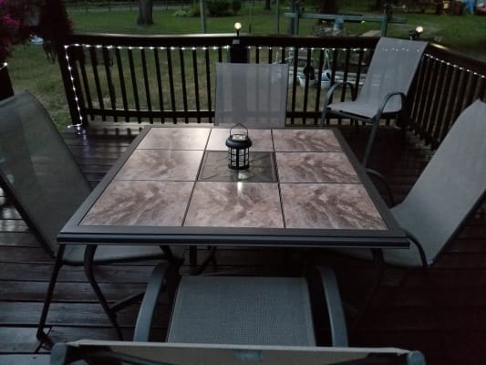 Wilson Fisher 40 Square Tile Top Patio Table Big Lots
