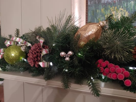 Balsam Hill Mixed Evergreen Prelit Artificial Christmas Garland