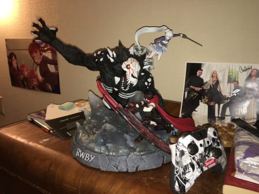 Rwby Limited Edition Alpha Beowolf Battle Statue Rooster Teeth Store